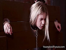 Fresh Anal Tryouts - Alluring Blonde Goes Down Into The Dungeon