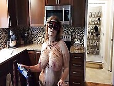 Making A Fucking Mess Into The Kitchen