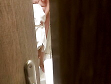 Stepbrother Spied On His Stepsister In The Hotel Bathroom And Fucked Her