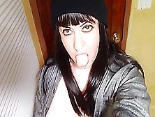 Pov Goth Girl Sucks And Fucks Rubber Cock