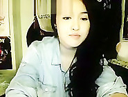 Busty Curvy Asian Girl Masturbates On Webcam