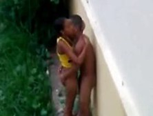 Brazilian Teen Fucking Outside On The Rain