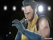 Wolverine Fucking A Bigtitted Babe