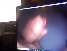 Ass Causes Huge Cumshot On Webcam