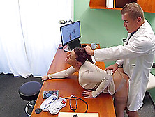 Horny Brunette Alexis Getting Fucked In All Possible Ways By Her Doctor