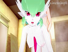 Pokemon Trainer Gives Exp To His Gardevoir To Raise Her Level To 100 - Asian Cartoon Anime 3D