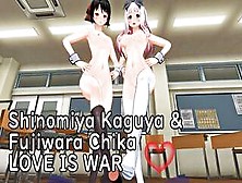 Shinomiya Kaguya & Fujiwara Chika - Love Is War Custom Maid 3D 2