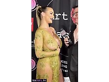 Big Tits Attention Whore Celeb Barely There Dress