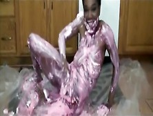Black Chick Loves The Pink Ice Cream