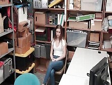 Shoplyfter Bouncing Off Her Tight Pussy On Top Of The Lp Officer