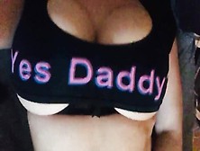 Watch My Humongous Boobs Popping Out For Stepdaddy