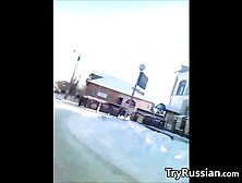 Following A Russian With A Nice Ass