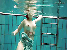 Nerdy Damsel,  Dashka Vesta Took Off Her Bathing Suit And Loved Swimming Bare,  For A While