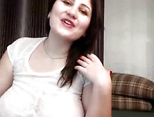 Uber-Cute Lady Flashing Huge Boobs On Webcam
