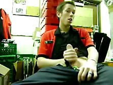 Young 7 11 Employee Strokes Cock In Store
