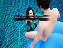 Milfy City - Sex Scene #13 - Blowjob In Swimming Pool - 3D Game