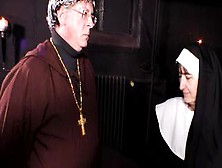 Amateur Nun Getting Pounded By Old Priest