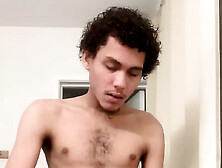 Latino Teen Masturbates And Cums After A Shower