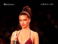 Adriana Lima Sexy Dress,  Bikini In Fashion Tv Profile