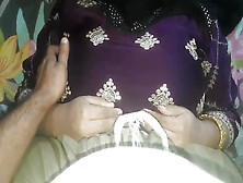 Desi Bhabhi Big Boobs Groped And Bhabhi Gave Handjob Took Cumshot On Her Body