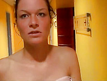 Fucking Hot Brunette With Pierced Pussy After Shower