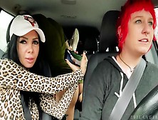 Brittany Bardot And Megan Inky Are Fucking On The Backseat