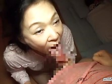 Mature Woman Sucking Young Guy Fucked While Her Hu