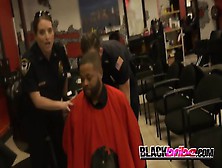 Police Finds Kinky Criminal Keith Williams Getting A Haircut