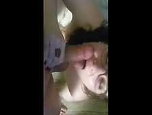 Sexy Wife Sucks Cock And Takes Facial In Glasses