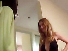 Hot Blonde Beauty Interracial Fuck In The Living Room