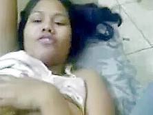 Desi Bangladeshi Wife Watches Tv Lover Palay Her Boobs Ass