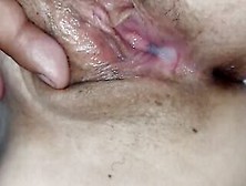 My Cousi-N's Pussy After An Orgasm And A Wild Dick,  I Gotten Pregnant,  Close Up Fhd