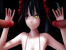 Swinging Dance Kurumi Tokisaki - Date A Live Gothic Women - Mmd