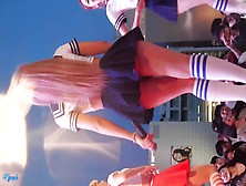 Sexy Corean Girl Dance In Mini Skirt