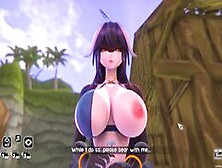 Aya Theme Monster Girl World Project - Gallery Sex Scenes 3D Hentai Game Reward Heal Defeated