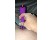 Playin With A Purple Vibrator
