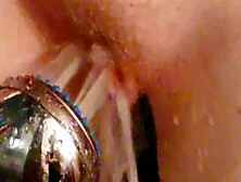 Close-Up Shower Pussy Orgasm