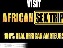 Amateur African Backroom Hot's Face Getting Plastered