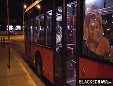 Girl Tries The Public Transport & Bbc Double Penetration,  In Bp