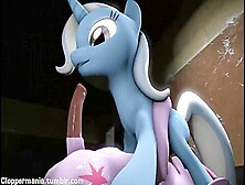 Horny 3D Pony Cuties Use Magic Dick To Pound Each Other Hard