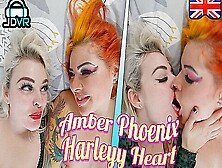 Climax With Us With Amber Phoenix And Harleyy Heart