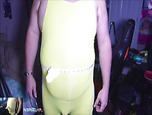 Yellow Singlet Belly Inflation One