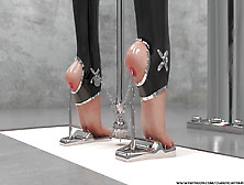 Extreme Metal Heel 3D Bdsm Animation