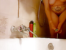 Spying On Your Beautiful Italian Stepmother In The Shower You Are Such A Lucky Stepson! 12 Min With Nicoletta Embassi