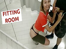 Verified Amateurs - Fitting Room Blowjob Porn