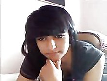 Arab Cutie Undresses On Webcam