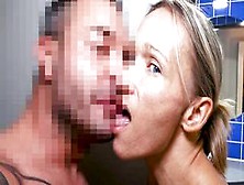 Hot 5 Stars Milf Caught In Bathroom And Fucked In Bed Rough!!!