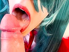 Blowjob Queen Makes Pizza Delivery Driver Cum In Her Mouth - Plumpah Peach In X Super Mario Xmas With Hatsune Miku