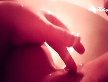 Wifey Bathes Into The Wc By Candlelight Washes Herself And Massage Her Vagina