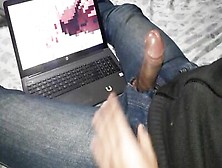 Dude Gets A Hard On Watching Gay Porn And Plays With Cock